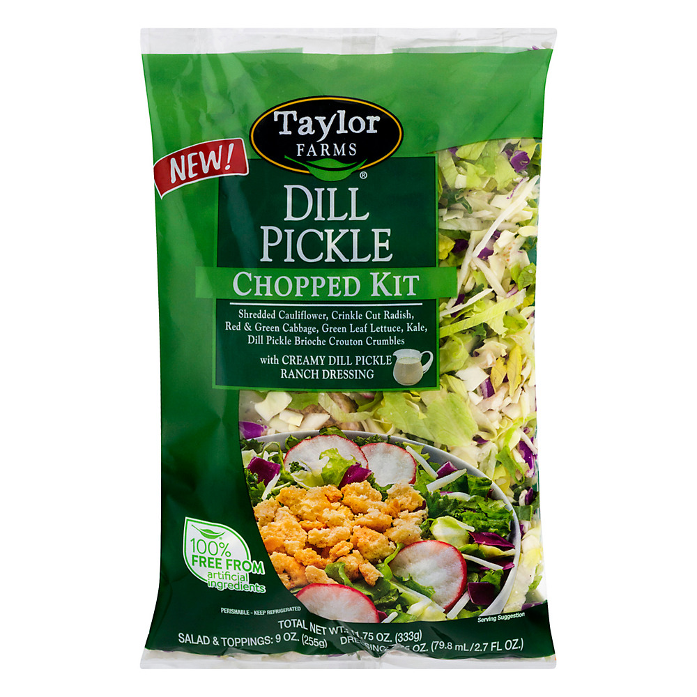 Calories in Taylor Farms Dill Pickle Chopped Salad Kit, 11.75 oz