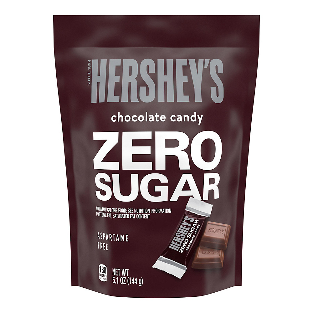 Calories in Hershey's Zero Sugar Milk Chocolate Candy Bars, 5.1 oz