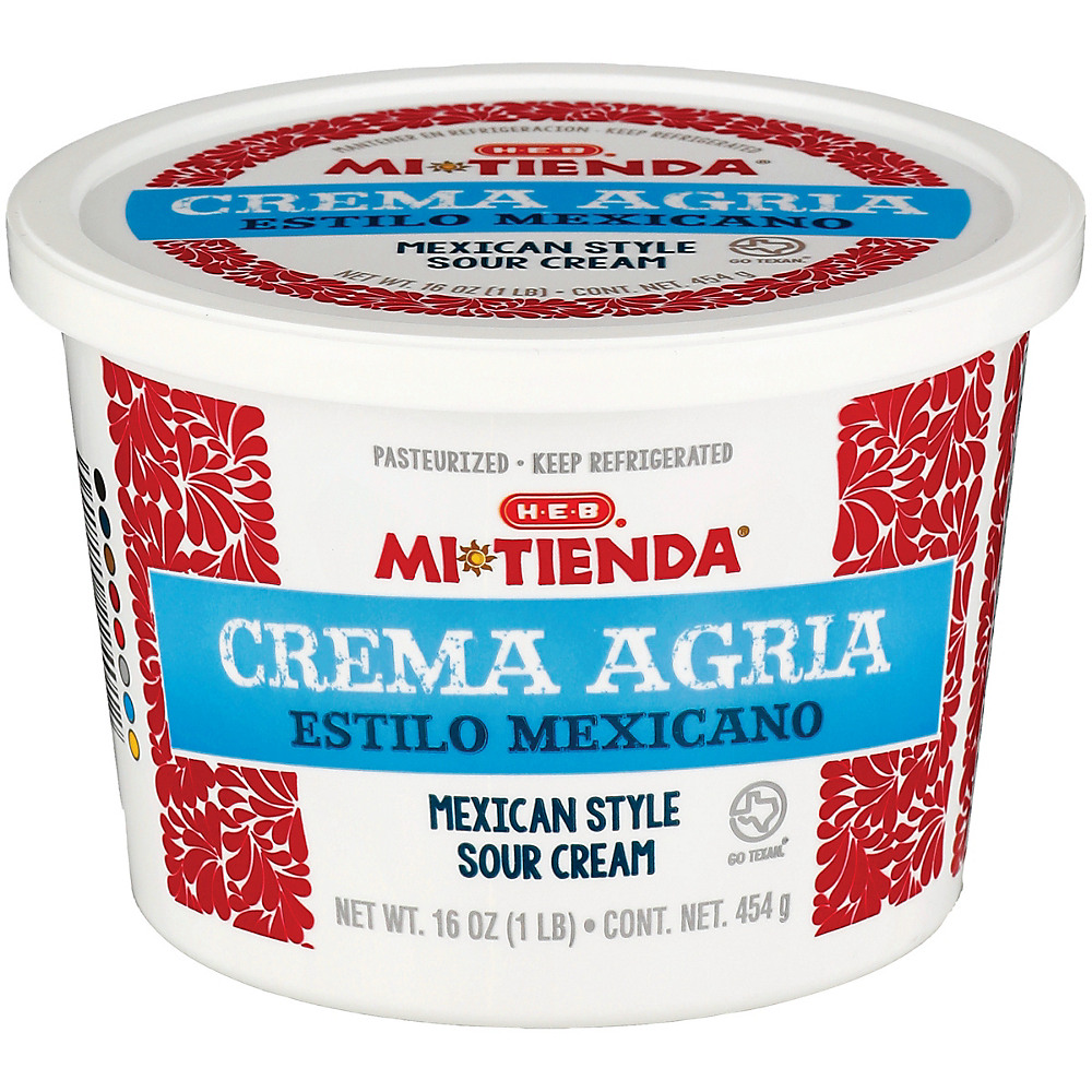 Calories in Mi Tienda Mexican Style Sour Cream, 16 oz