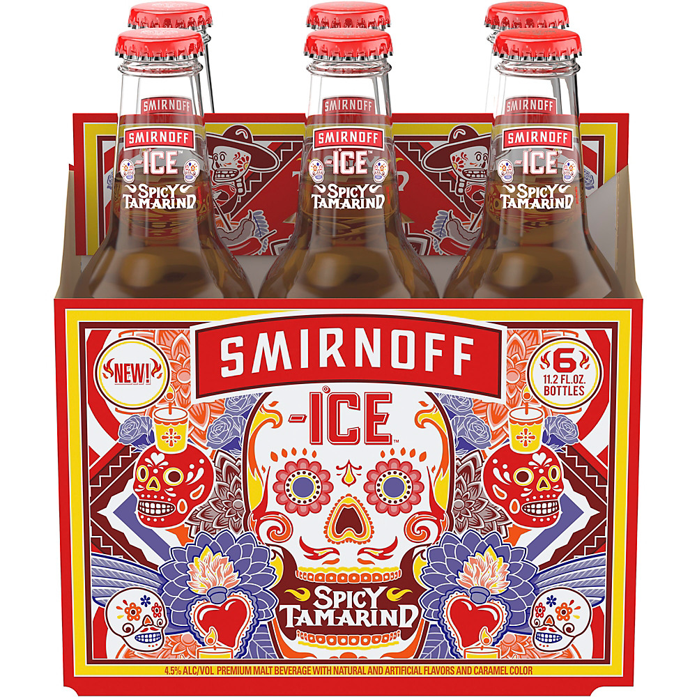 Calories in Smirnoff Ice Spicy Tamarind 12 oz Bottles, 6 pk