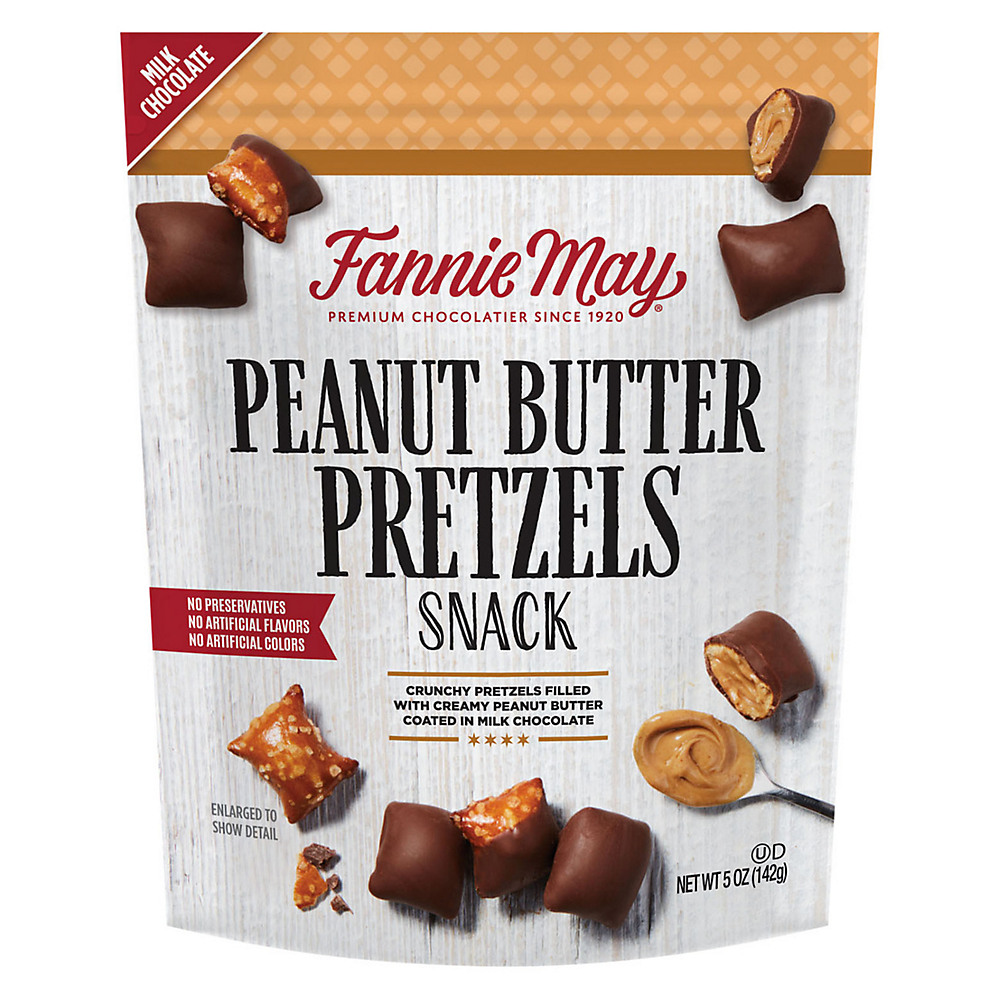 Calories in Fannie May Peanut Butter Pretzel Snack Mix, 5 oz