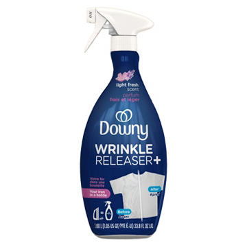 Downy Wrinkle Releaser Fabric Spray - Light Fresh, 33.8 oz