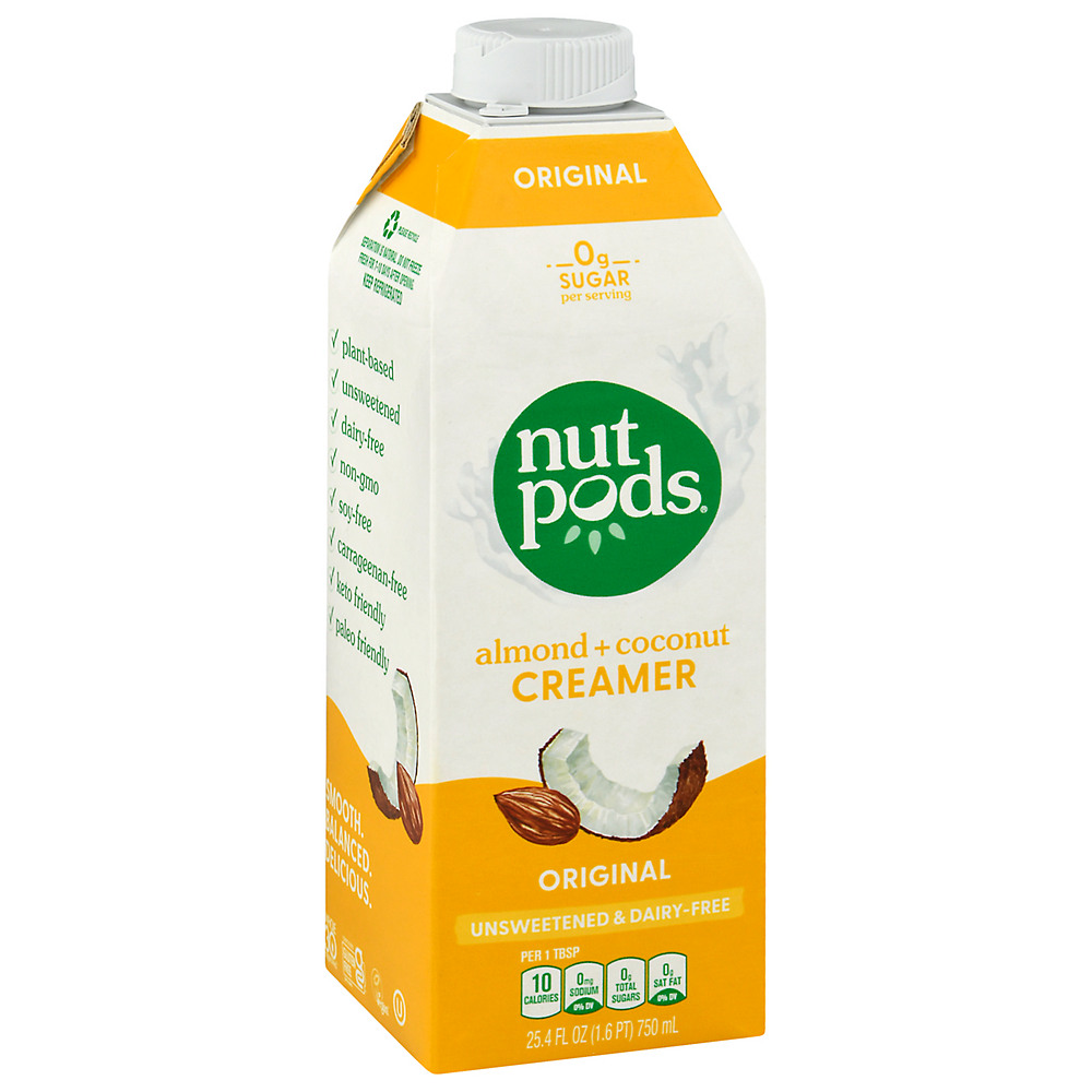 Calories in Nutpods Dairy Free Original Liquid Coffee Creamer, 25.4 oz