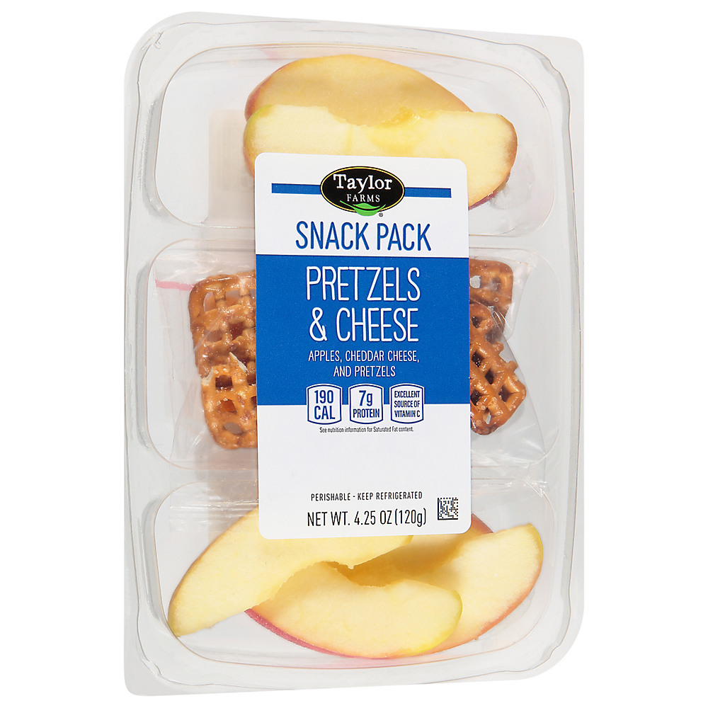 Calories in Taylor Farms Pretzels & Cheddar Cheese Snack Tray, 4.25 oz