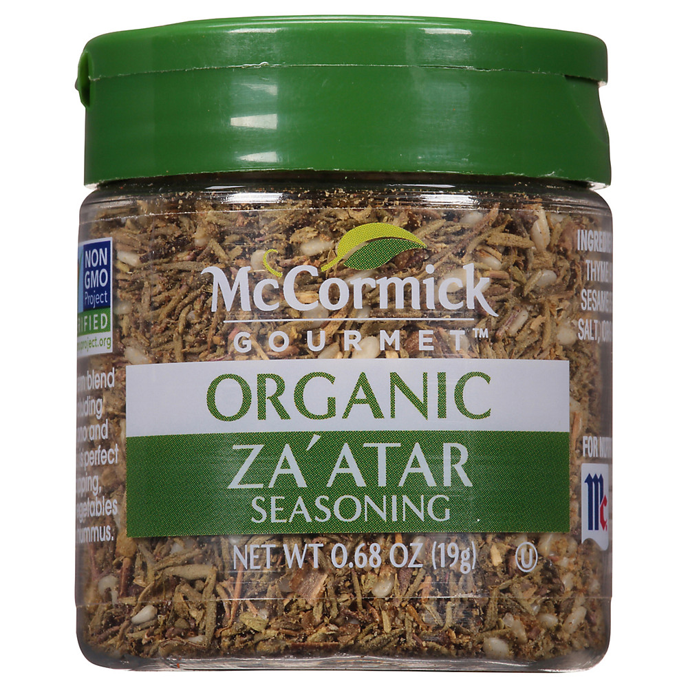 Calories in McCormick Gourmet Organic Za-atar Seasoning, 0.68 oz