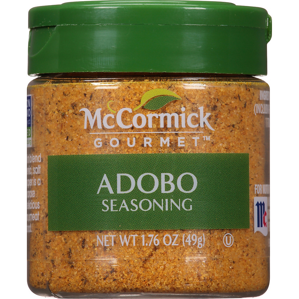 Calories in McCormick Gourmet Adobo Seasoning, 1.76 oz