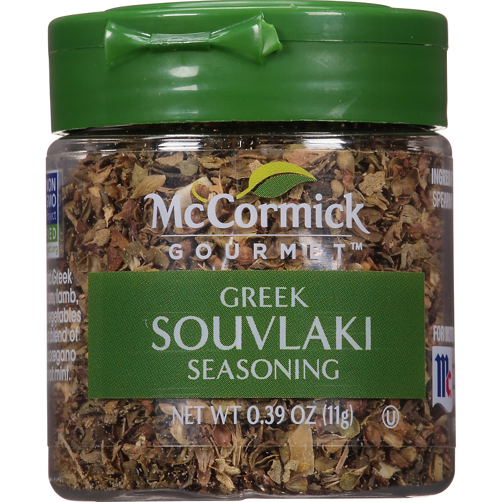 Calories in McCormick Gourmet Greek Souvlaki Seasoning, 0.39 oz