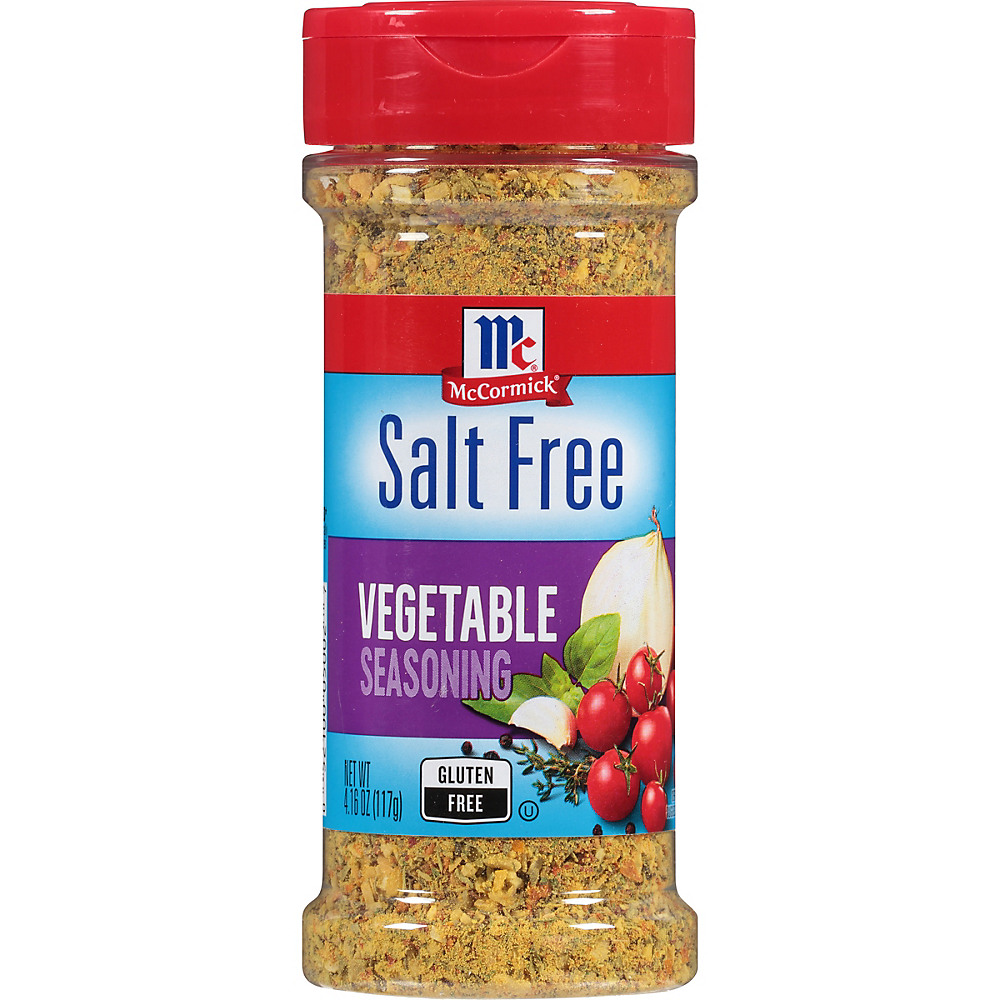 Calories in McCormick Salt Free Vegetable Seasoning, 4.16 oz