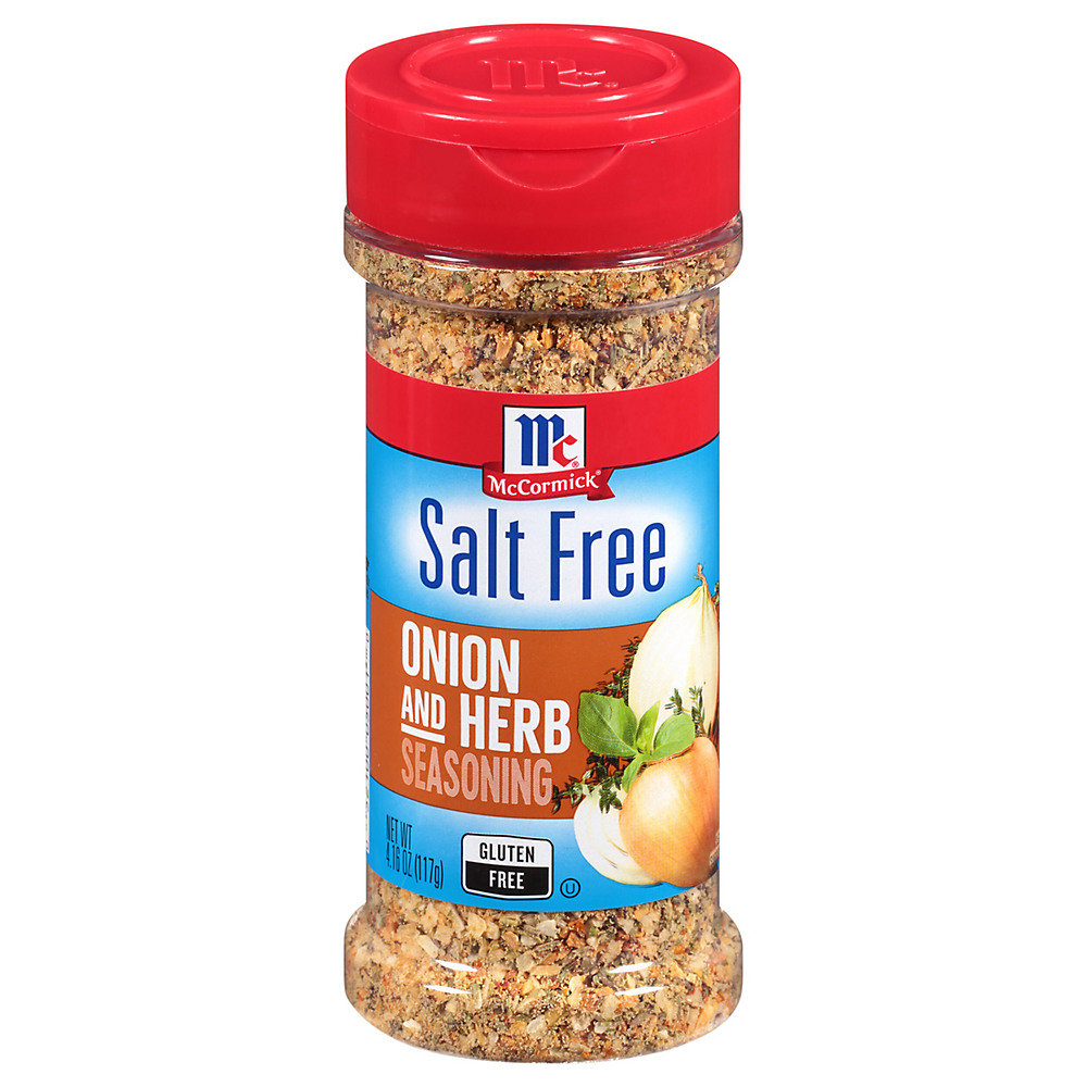 Calories in McCormick Salt Free Onion & Herb Seasoning, 4.16 oz