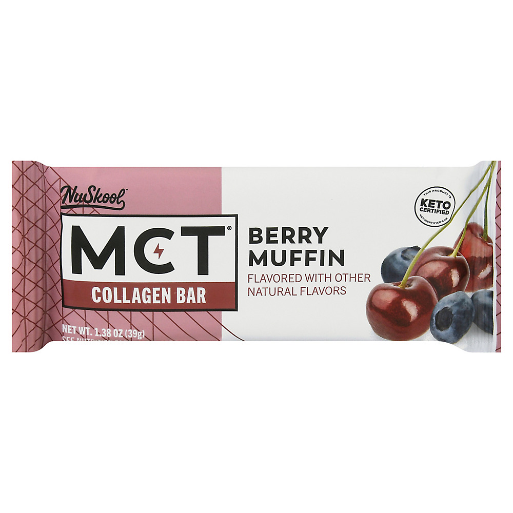 Calories in MCT Bar Berry Beautiful Protein Bar, 1.38 oz