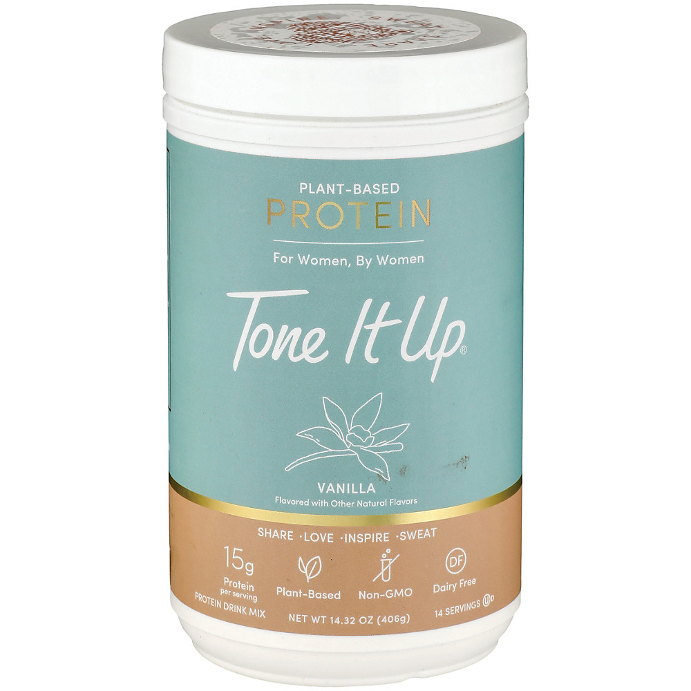 Calories in Tone It Up Plant-Based Vanilla Protein Powder, 14.32 oz