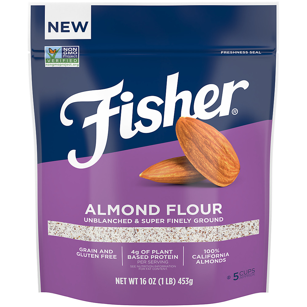 Calories in Fisher Gluten-Free Almond Flour, 1 lb