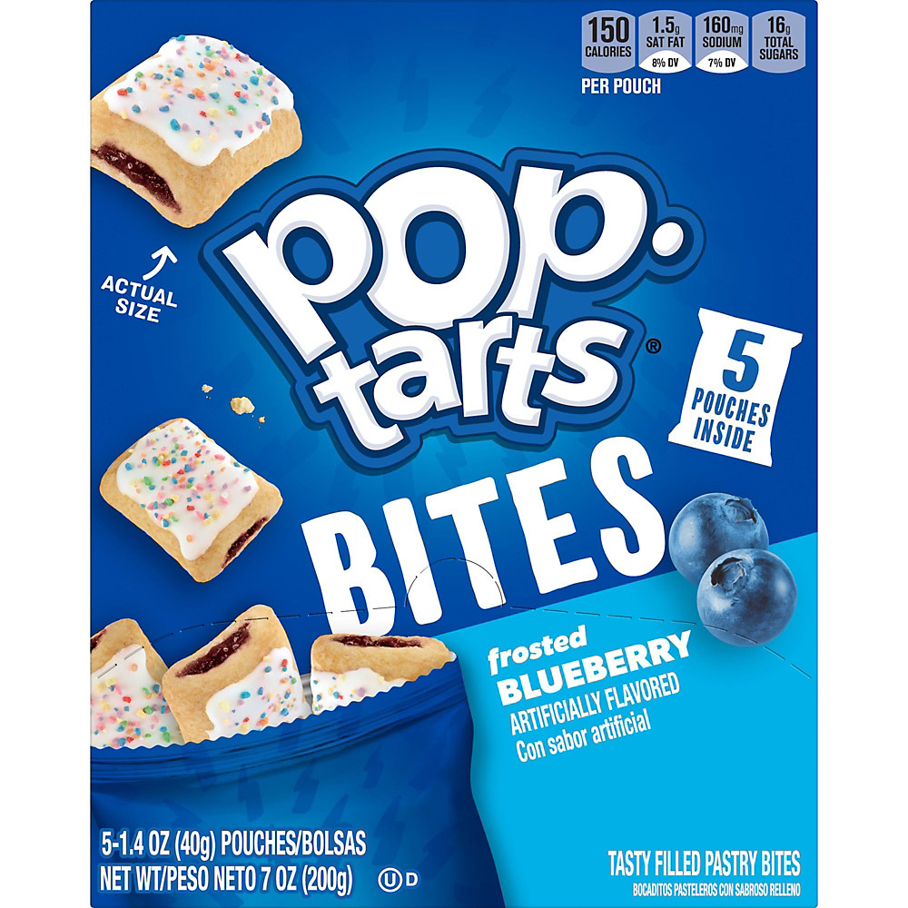 Calories in Pop-Tarts Bites Frosted Blueberry, 5 ct