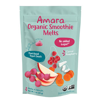 Amara Organic Smoothie Melts - Carrot Raspberry, 1 oz