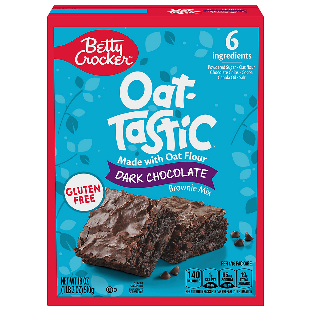 Calories in Betty Crocker Oat-Tastic Dark Chocolate Brownie Mix, 18 oz