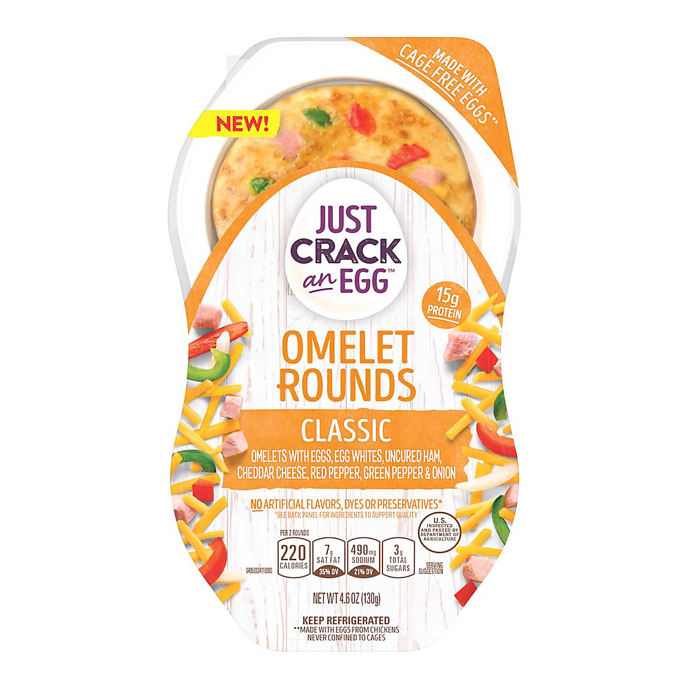 Calories in Ore Ida Just Crack an Egg Classic Omelet Rounds, 4.6 oz