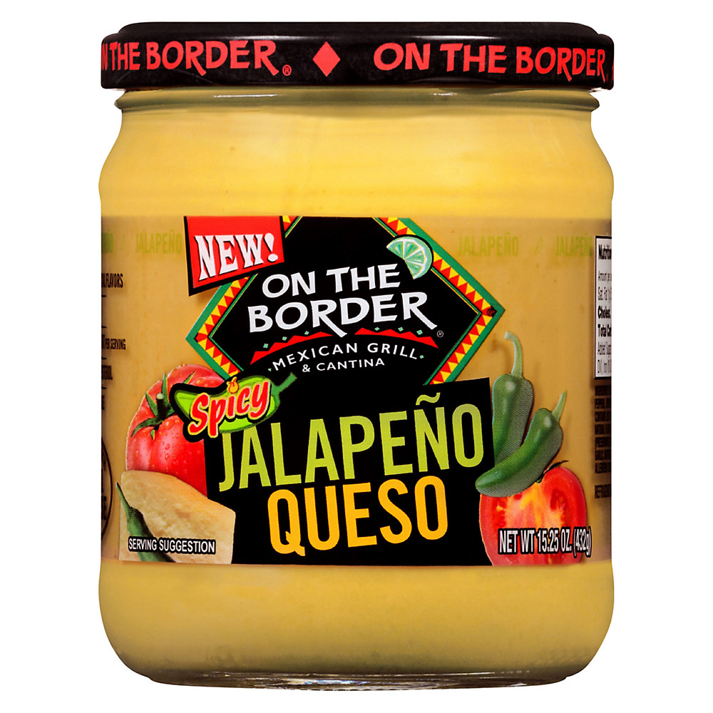 Calories in On The Border Spicy Jalapeno Queso, 15.25 oz