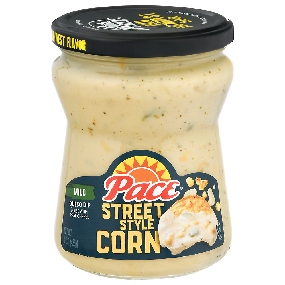 Calories in Pace Street Style Corn Queso, 15 oz