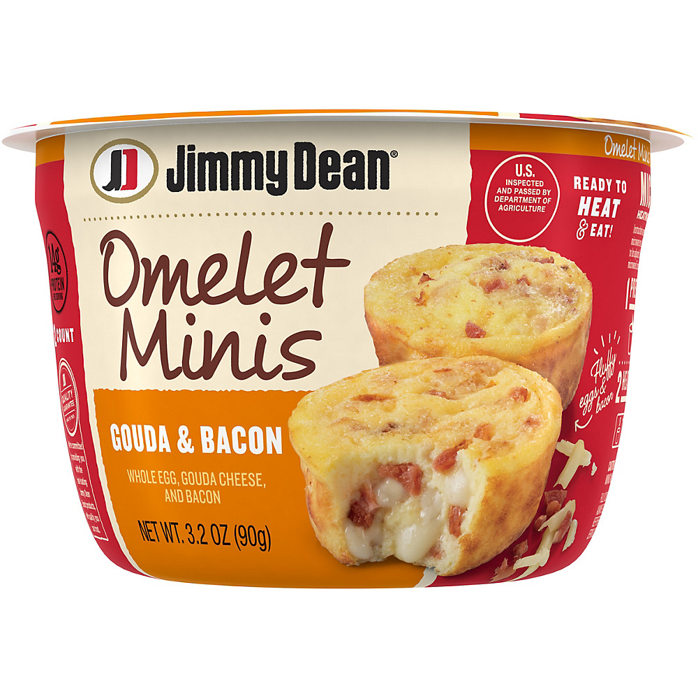Calories in Jimmy Dean Mini Gouda Bacon Omelet, 3.2 oz