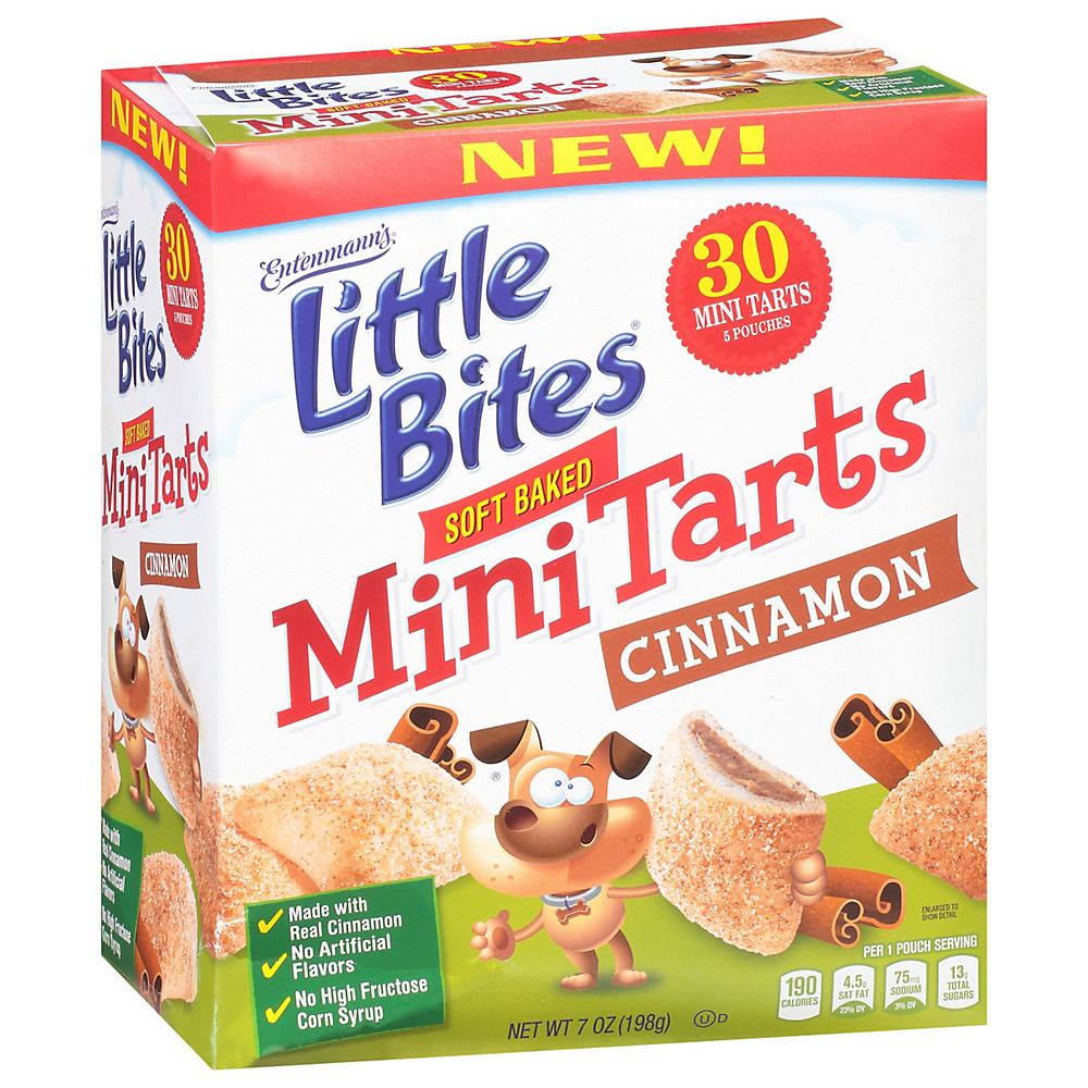Calories in Entenmann's Little Bites Mini Tarts Cinnamon, 7 oz