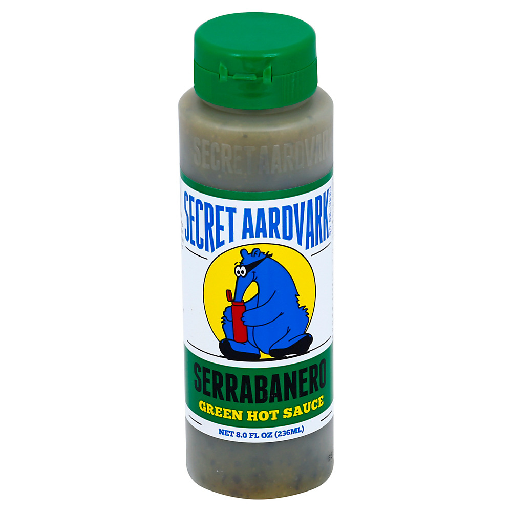 Calories in Secret Aardvark Serrabanero Hot Sauce, 8 oz
