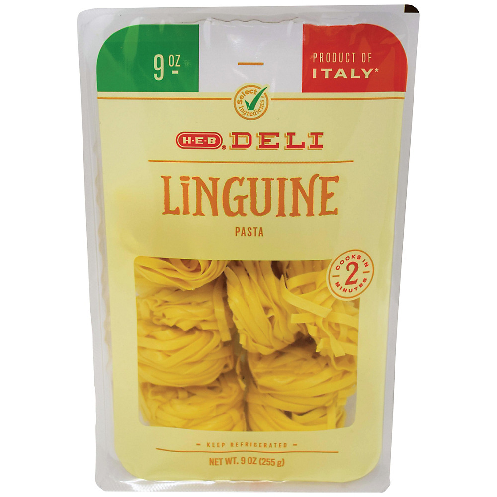 Calories in H-E-B Select Ingredients Linguine Pasta, 9 oz