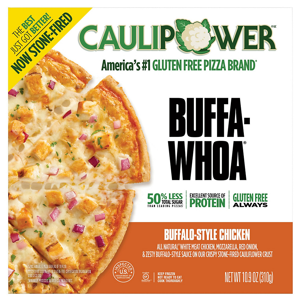 Calories in Caulipower Buffalo Style Chicken Cauliflower Pizza, 10.9 oz