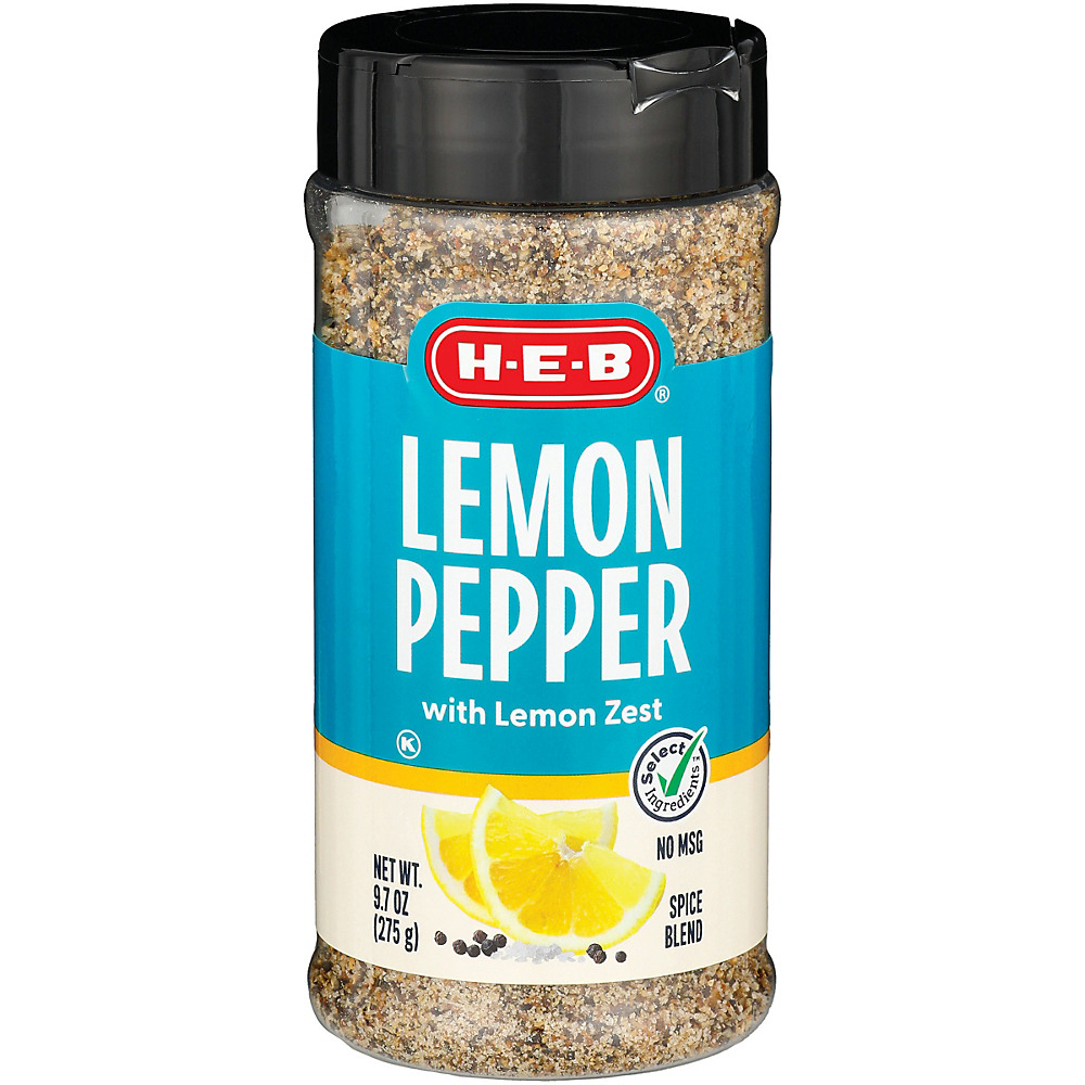 Calories in H-E-B Select Ingredients Lemon Pepper, 9.7 oz