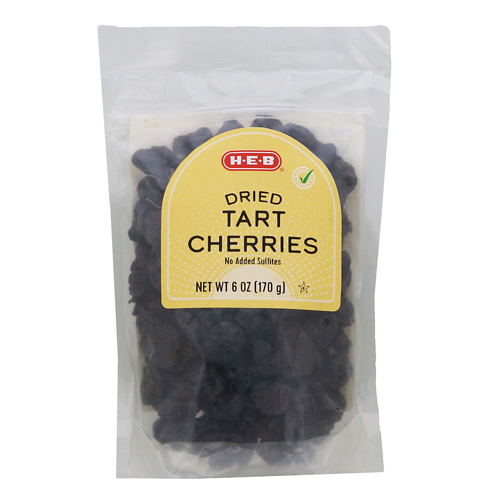 Calories in H-E-B Dried Tart Cherries, 6 oz
