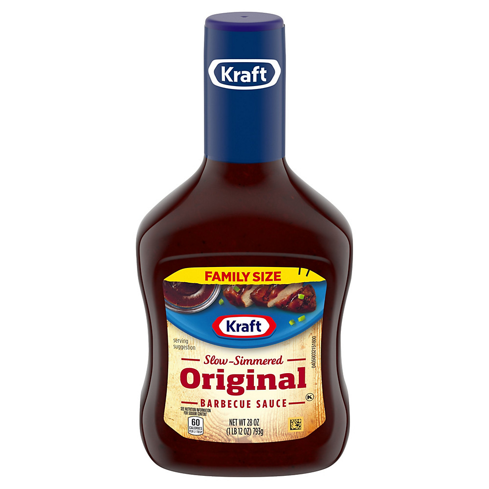 Calories in Kraft Slow-Simmered Original BBQ Sauce Family Size, 28 oz