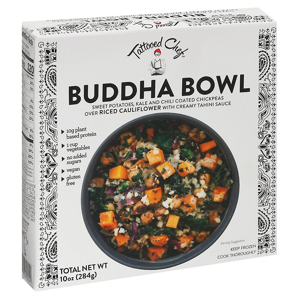 Calories in Tattooed Chef Buddha Bowl, 10 oz