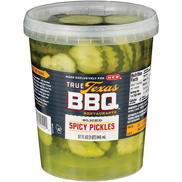 True Texas BBQ Spicy Pickle Chips, 32 oz