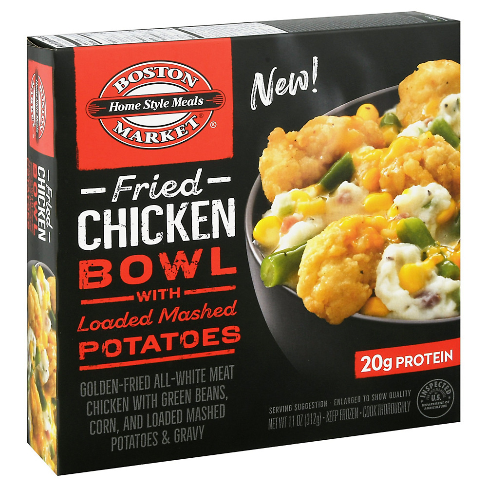 Calories in Boston Market Fried Chicken Bowl with Loaded Mashed Potatoes, 11 oz