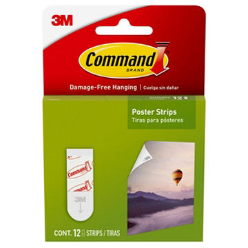 Command Poster Strips, 24 ct