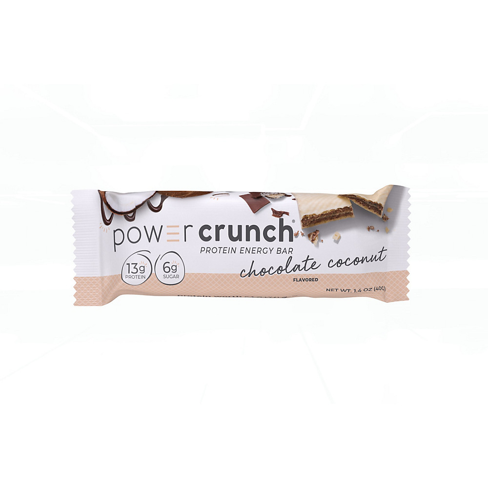 Calories in Power Crunch Chocolate Coconut Protein Energy Bar, 1.4 oz