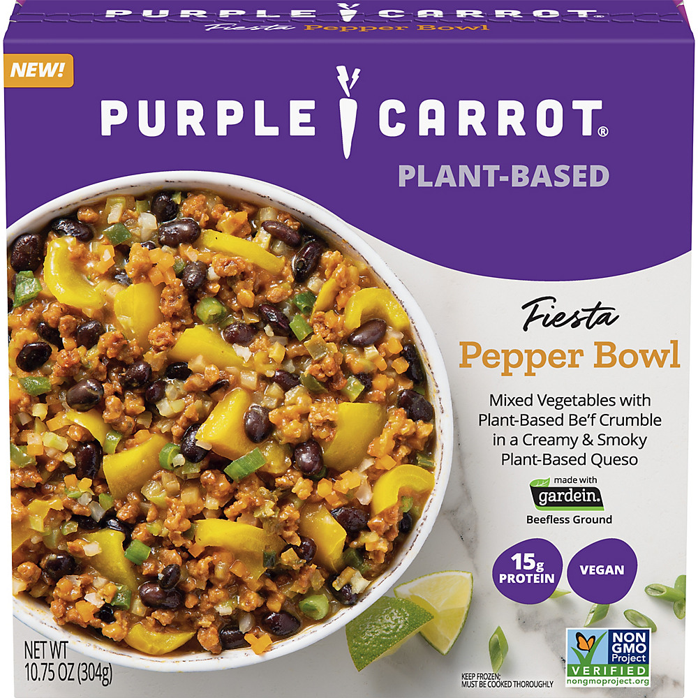 Calories in Purple Carrot Plant-Based Fiesta Pepper Bowl, 10.75 oz