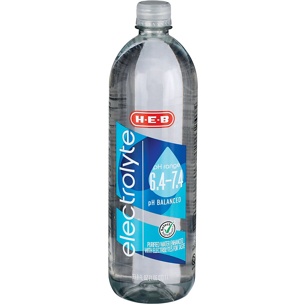 Calories in H-E-B Electrolyte Water, 1 L