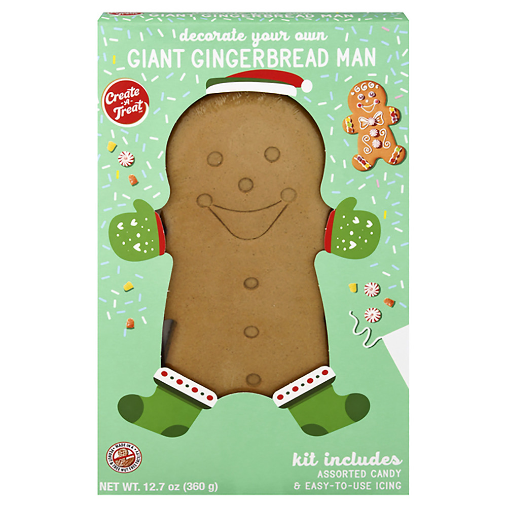 Calories in Create A Treat Gingerbread Man Cookie Kit, Each