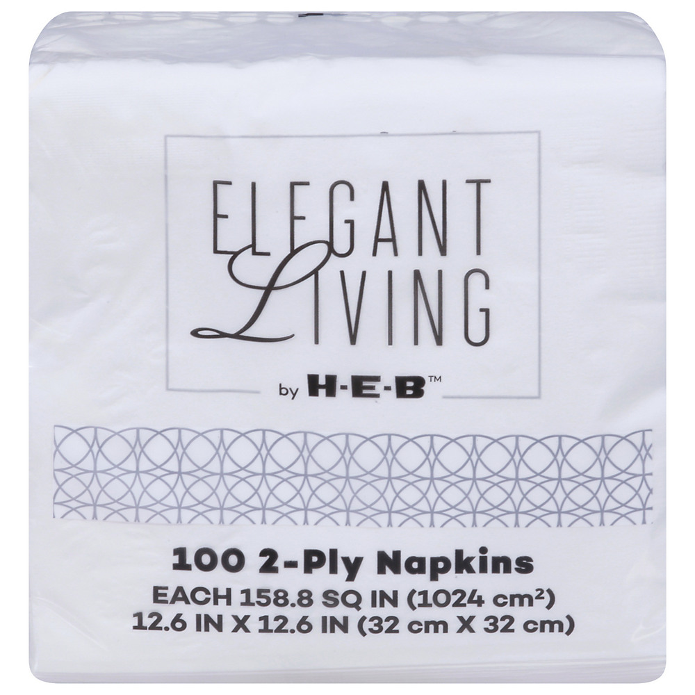 Elegant Family Pack 1-Ply Napkins - 500ct