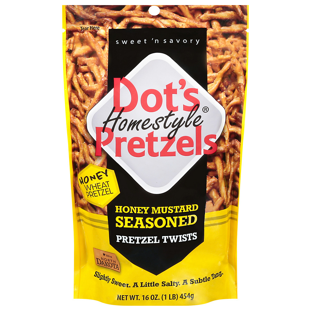 Calories in Dot's Homestyle Honey Mustard Pretzel Twists, 16 oz