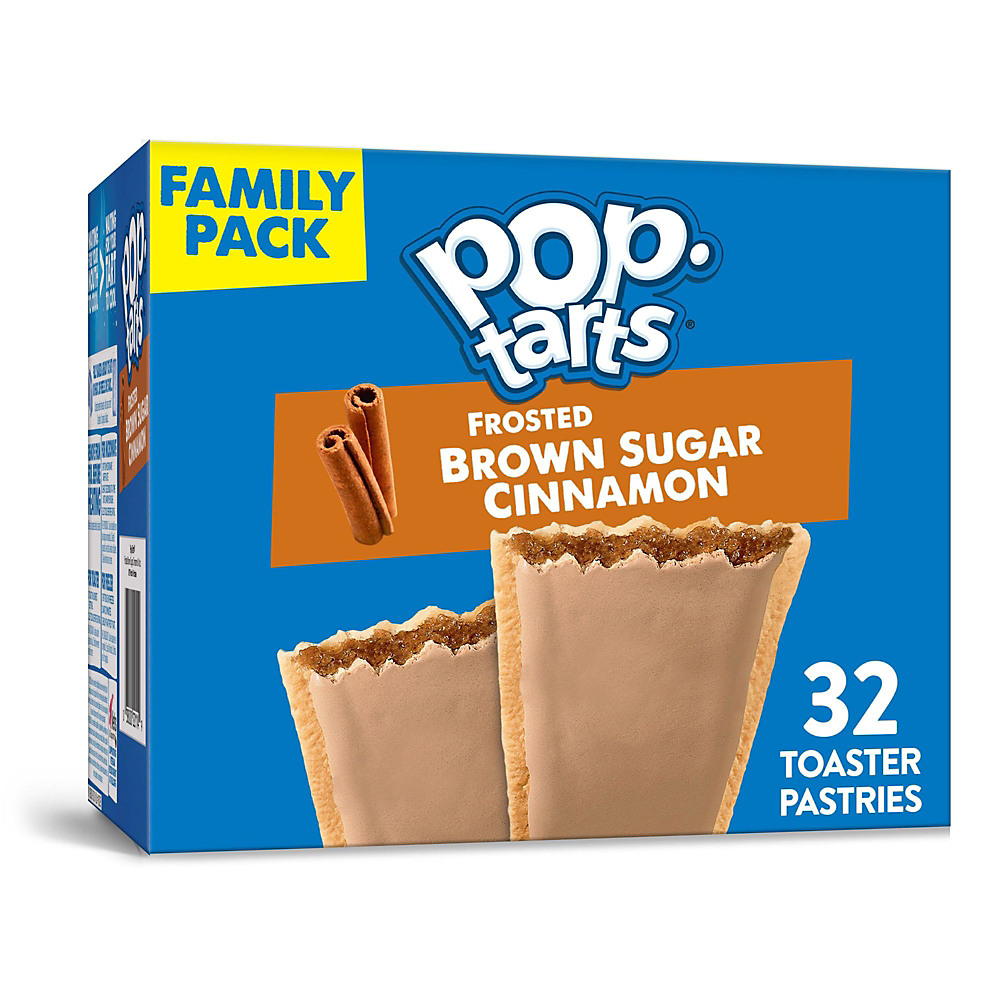 Calories in Pop-Tarts Frosted Brown Sugar Cinnamon Toaster Pastries, 32 ct