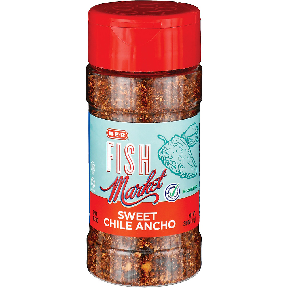 Calories in H-E-B Fish Market Sweet Chile Ancho, 2.8 oz