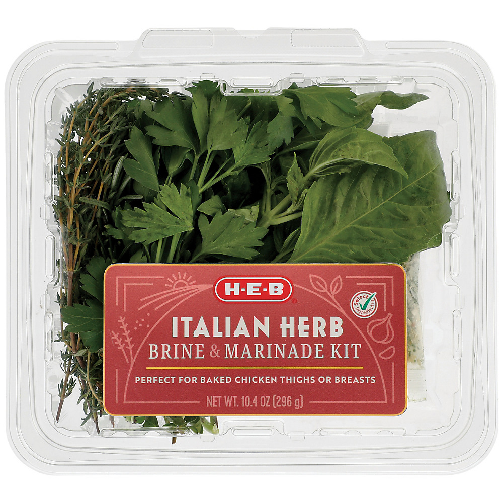 Calories in H-E-B Italian Herb Brine & Marinade Kit, Each