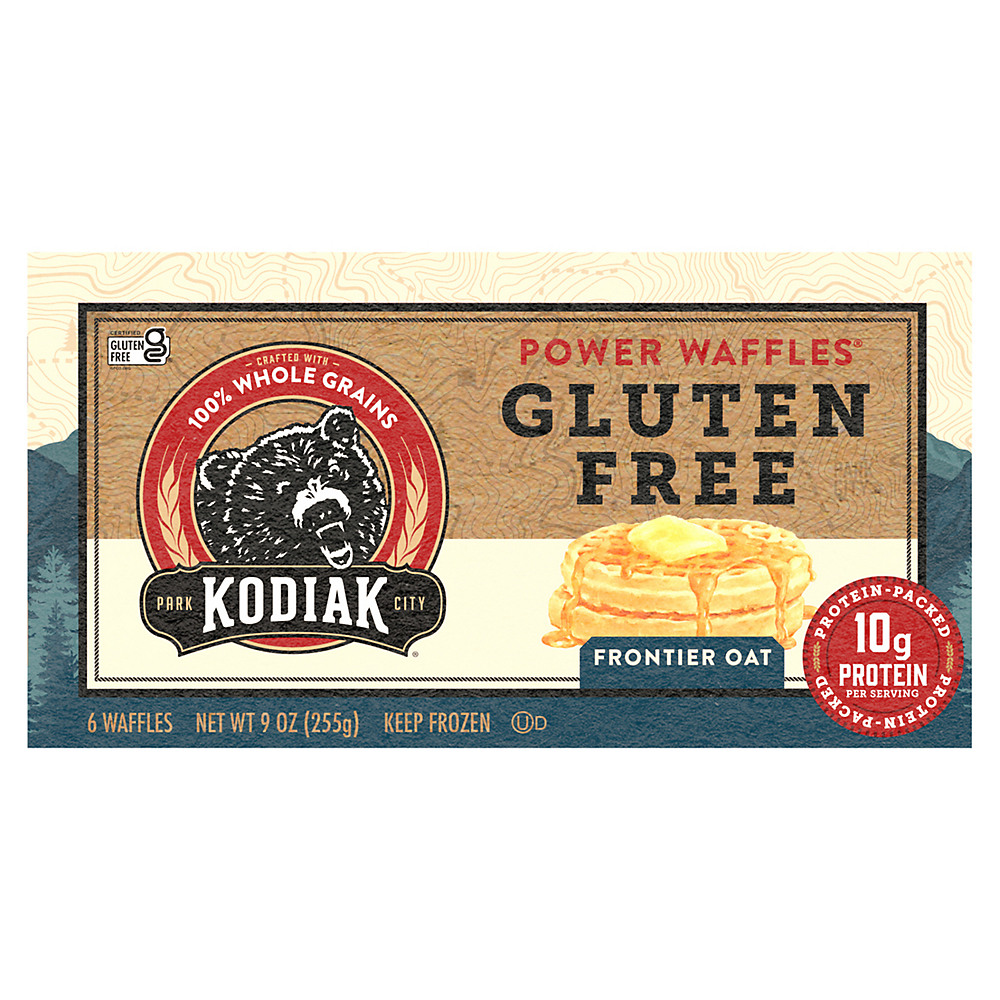 Calories in Kodiak Gluten Free Frontier Oat Power Waffles, 6 ct