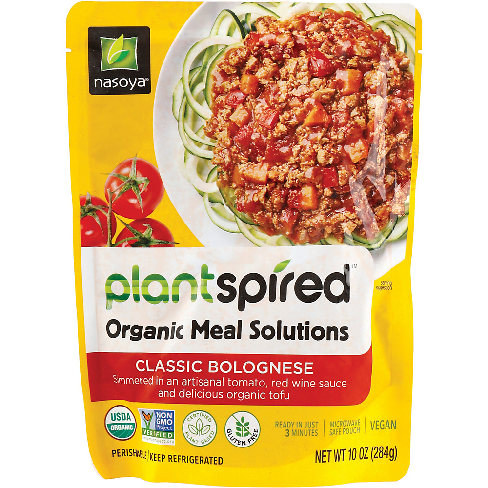 Calories in Nasoya Plantspired Classic Bolognese , 10 oz