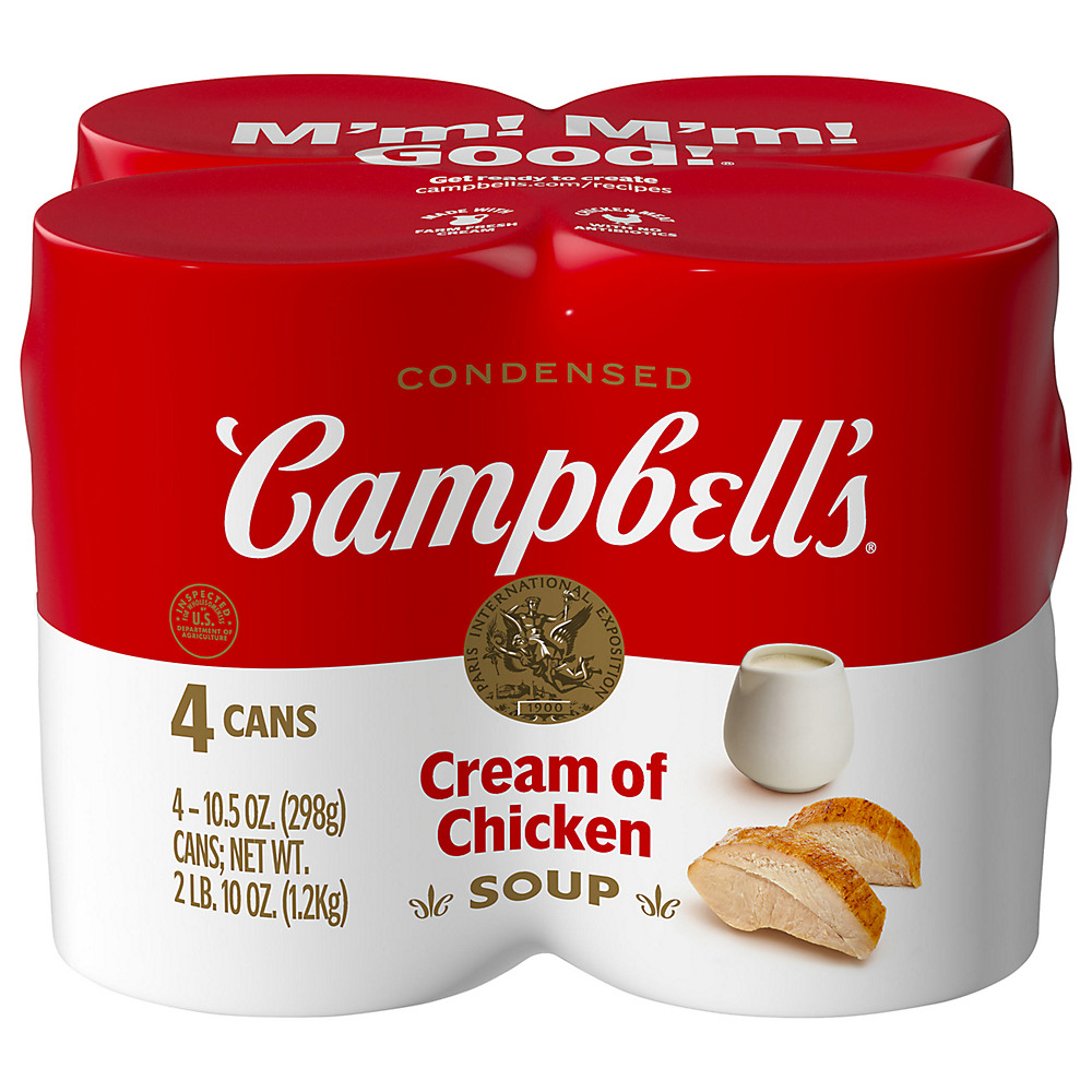 Calories in Campbell's Cream of Chicken Soup, 4 pk