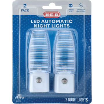 H-E-B Motion Sensor LED Night Lights, 2 pk
