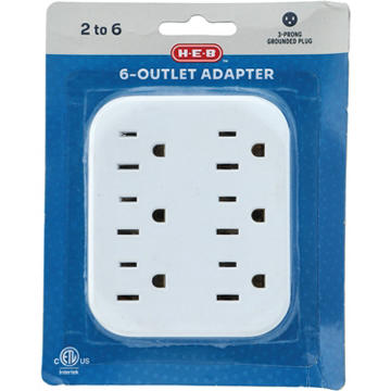 H-E-B 6-Outlet Power Adapter