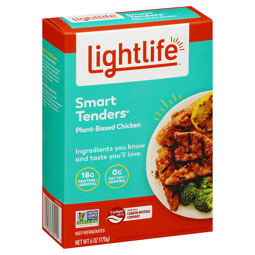 Calories in Lightlife Smart Savory Chicken Tenders, 6 oz