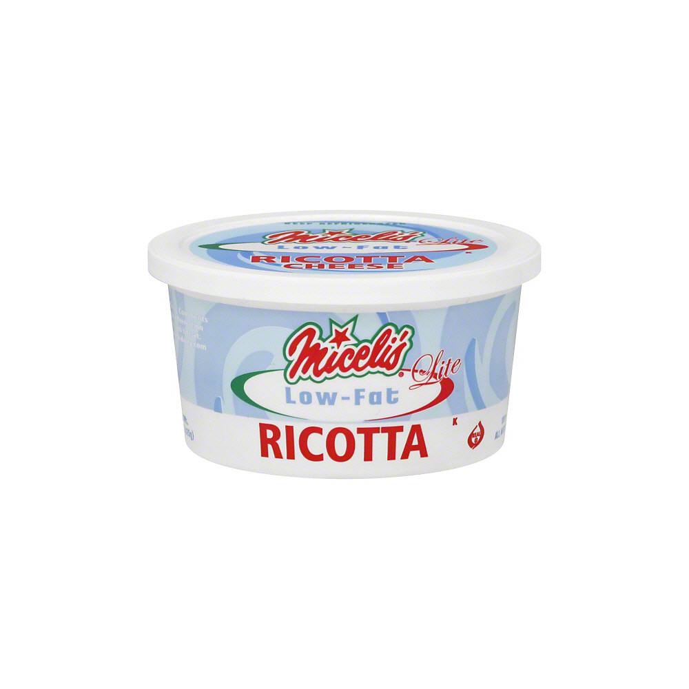 Calories in Miceli's Lite Low Fat Ricotta Cheese, 15 oz